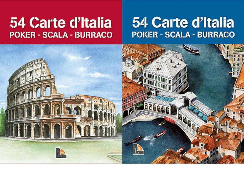 Carte da gioco con immagini d'Italia - Editrice Lariologo